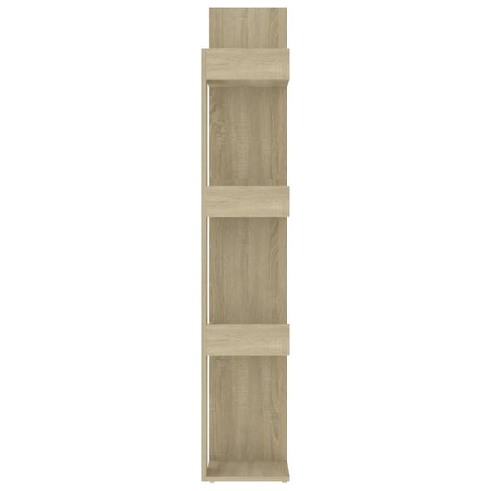 Boekenkast 86x25,5x140 cm spaanplaat sonoma eikenkleurig MeubelReus