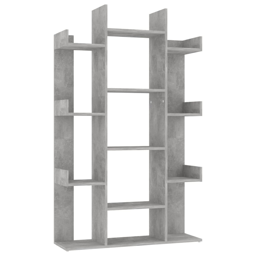 Boekenkast 86x25,5x140 cm spaanplaat betongrijs MeubelReus