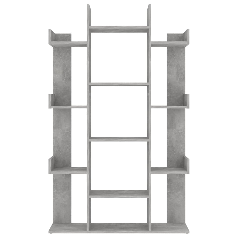 Boekenkast 86x25,5x140 cm spaanplaat betongrijs MeubelReus