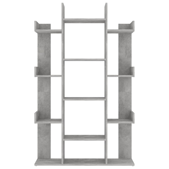 Boekenkast 86x25,5x140 cm spaanplaat betongrijs MeubelReus