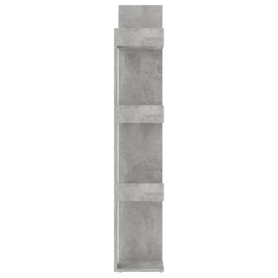 Boekenkast 86x25,5x140 cm spaanplaat betongrijs MeubelReus