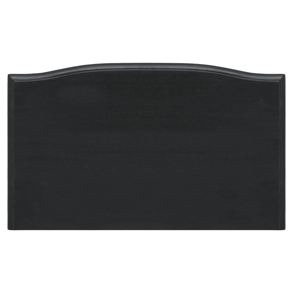 Wandtafel met lades 50x30x75 cm massief mahoniehout zwart MeubelReus