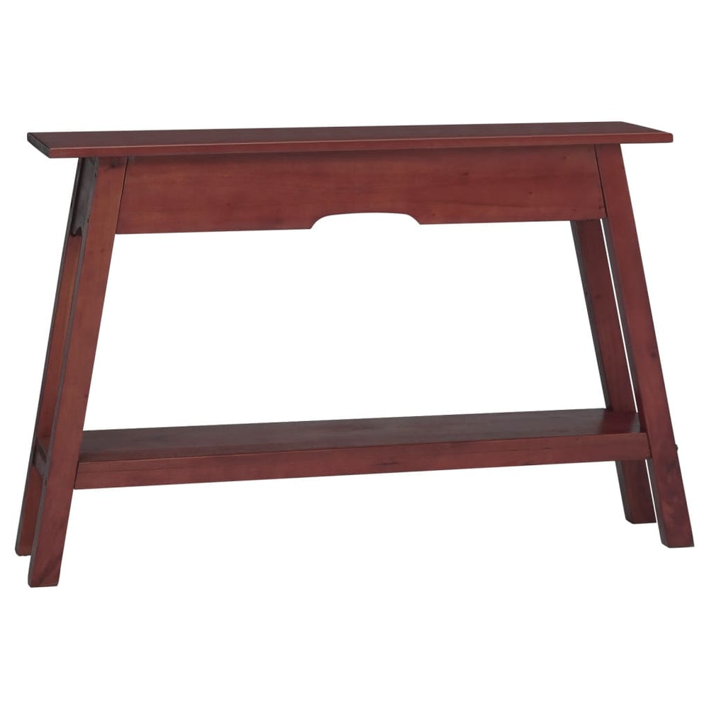 Wandtafel 110x30x75 cm massief mahoniehout bruin MeubelReus