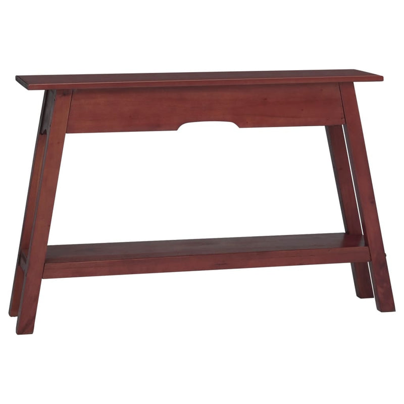 Wandtafel 110x30x75 cm massief mahoniehout bruin MeubelReus