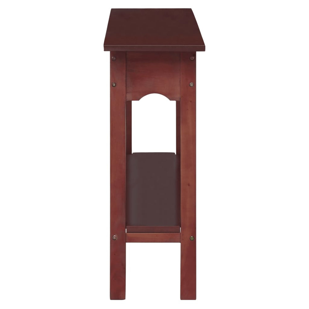 Wandtafel 110x30x75 cm massief mahoniehout bruin MeubelReus