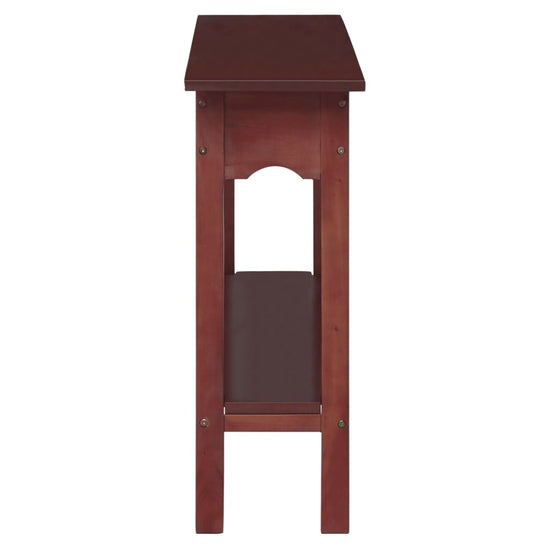 Wandtafel 110x30x75 cm massief mahoniehout bruin MeubelReus