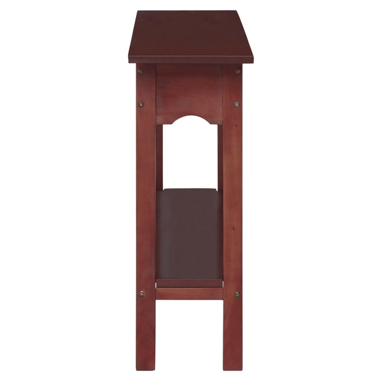 Wandtafel 110x30x75 cm massief mahoniehout bruin MeubelReus