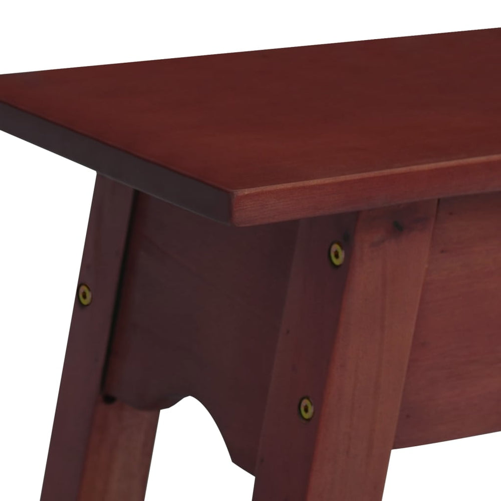 Wandtafel 110x30x75 cm massief mahoniehout bruin MeubelReus