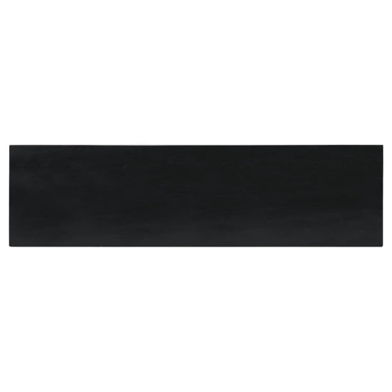 Wandtafel 110x30x75 cm massief mahoniehout zwart MeubelReus