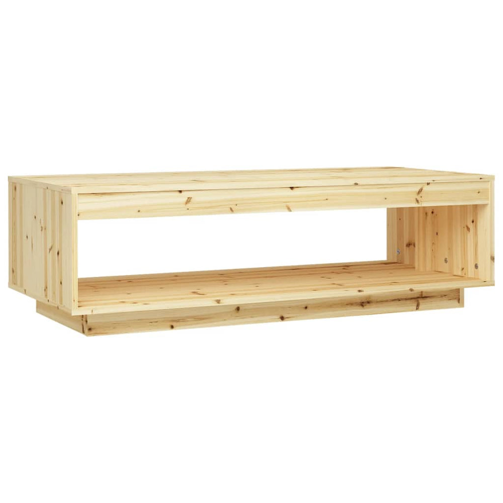Salontafel 110x50x33,5 cm massief vurenhout MeubelReus