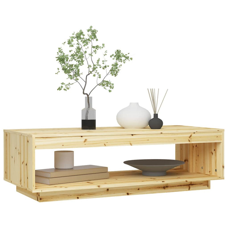 Salontafel 110x50x33,5 cm massief vurenhout MeubelReus
