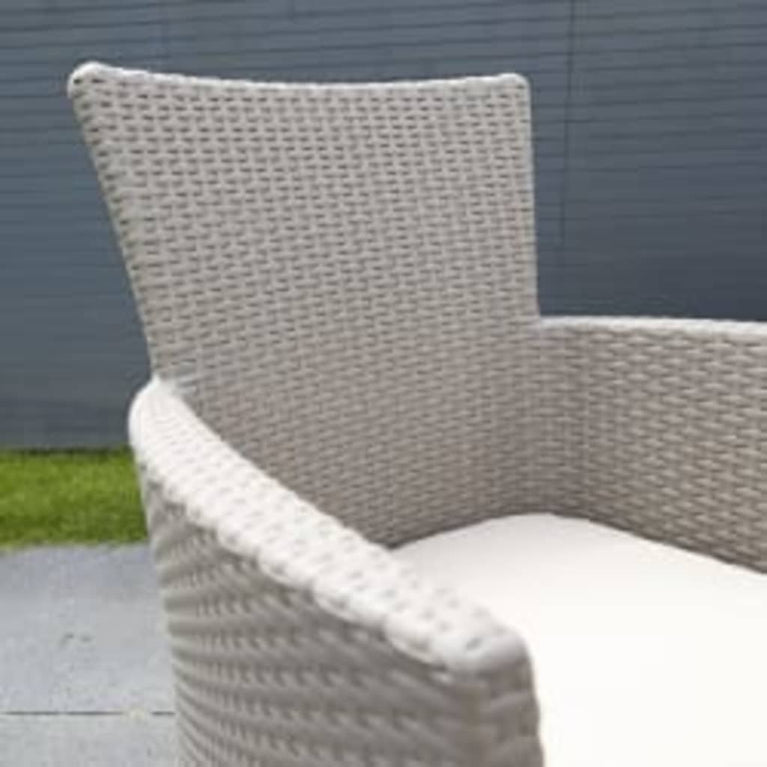 Allibert Tuinstoel 2 st Iowa cappuccinokleurig 215519 MeubelReus