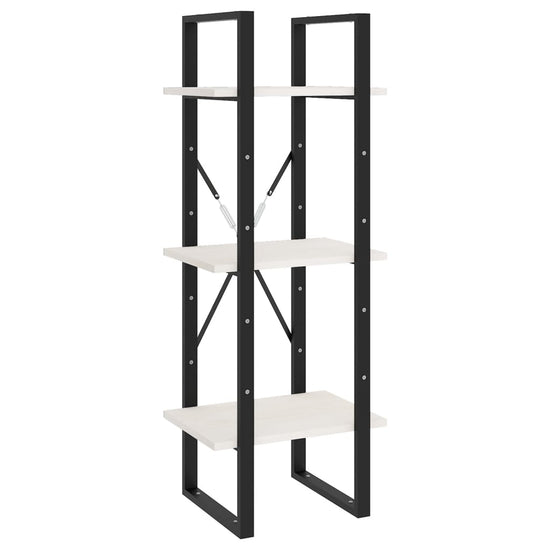 Boekenkast met 5 schappen 40x30x175 cm grenenhout wit MeubelReus