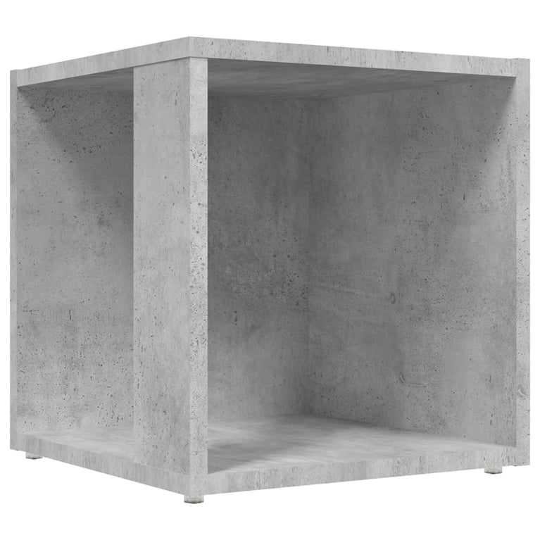 Bijzettafel 33x33x34,5 cm spaanplaat betongrijs MeubelReus