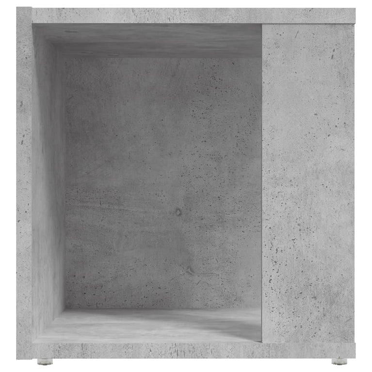 Bijzettafel 33x33x34,5 cm spaanplaat betongrijs MeubelReus