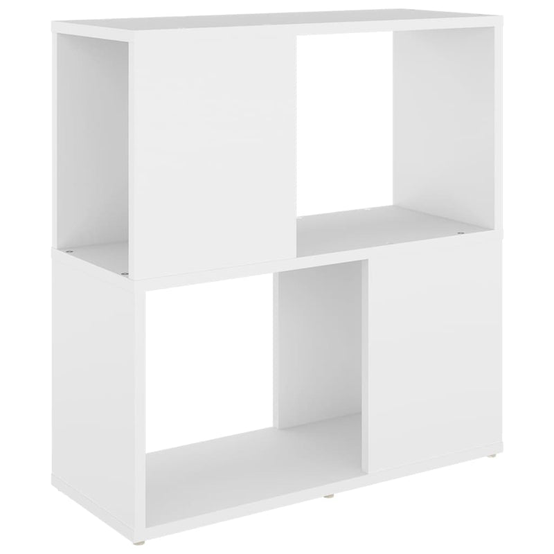 Boekenkast 60x24x63 cm bewerkt hout wit MeubelReus