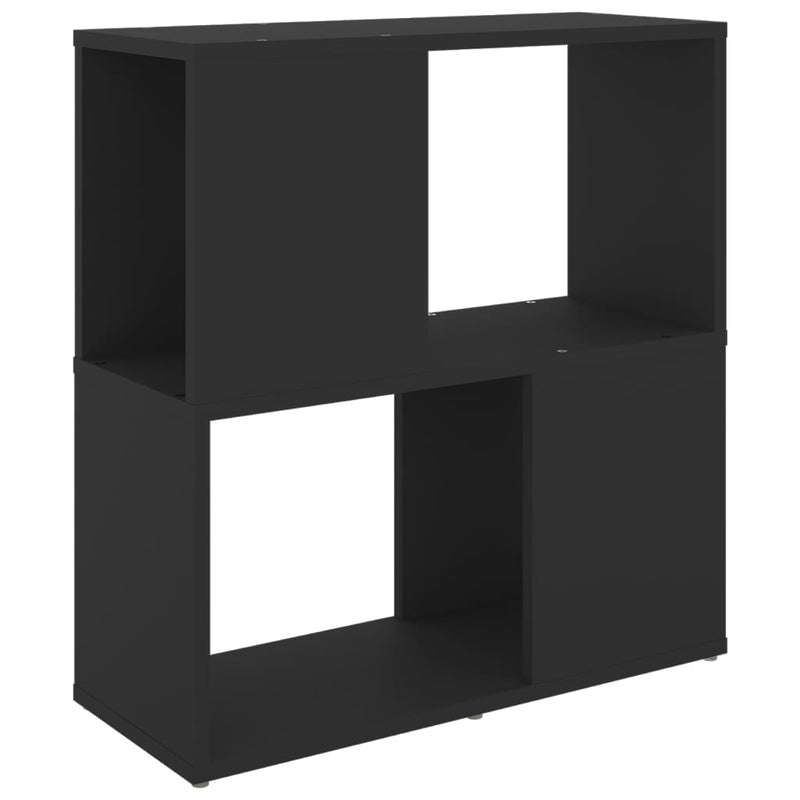 Boekenkast 60x24x63 cm spaanplaat zwart MeubelReus