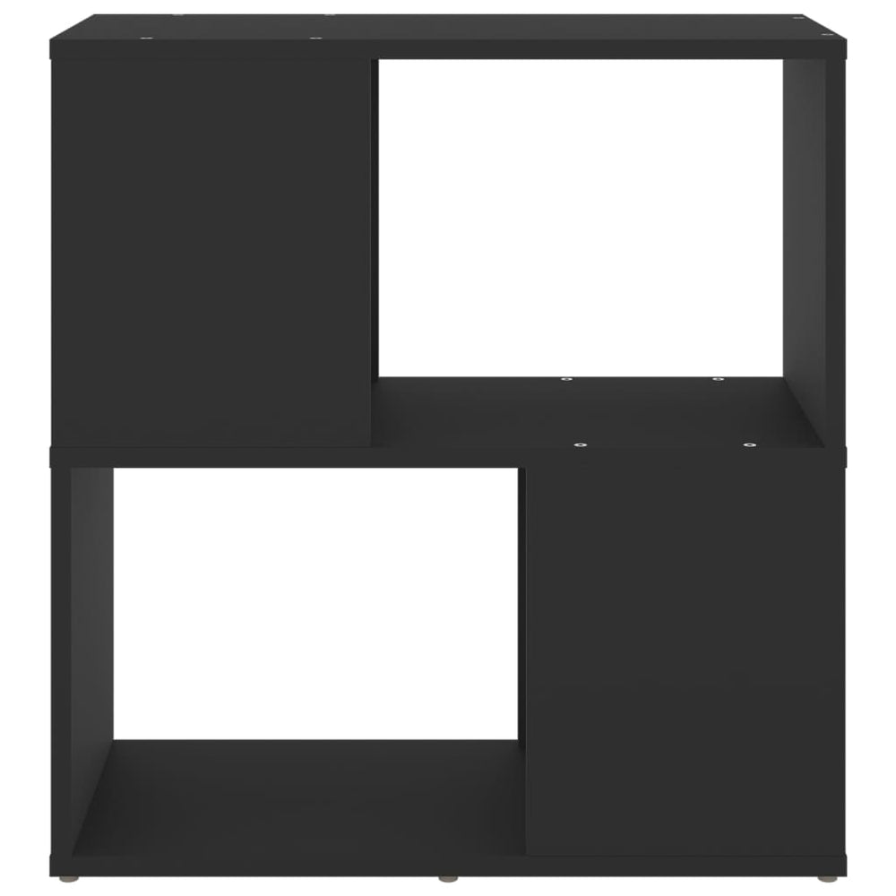 Boekenkast 60x24x63 cm spaanplaat zwart MeubelReus