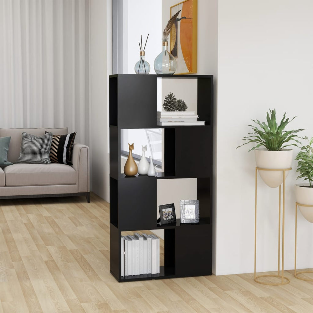 Boekenkast/kamerscherm 60x24x124,5 cm spaanplaat grijs MeubelReus
