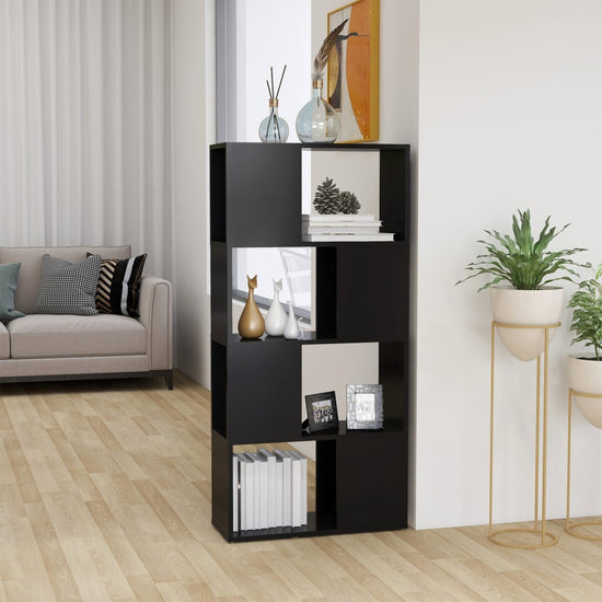 Boekenkast/kamerscherm 60x24x124,5 cm spaanplaat grijs MeubelReus
