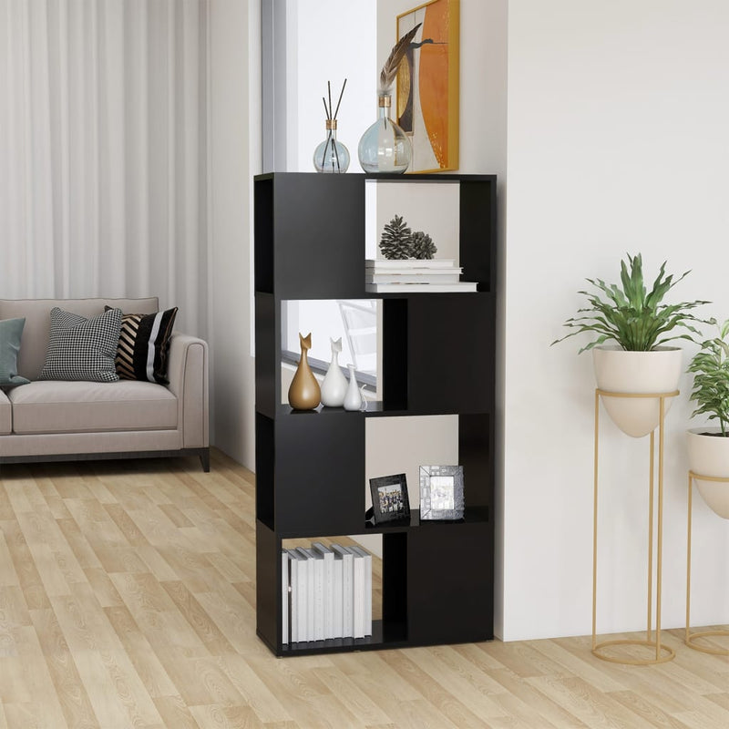 Boekenkast/kamerscherm 60x24x124,5 cm spaanplaat grijs MeubelReus