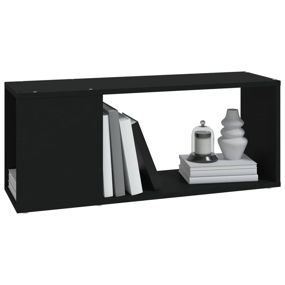 Tv-meubel 80x24x32 cm spaanplaat zwart MeubelReus