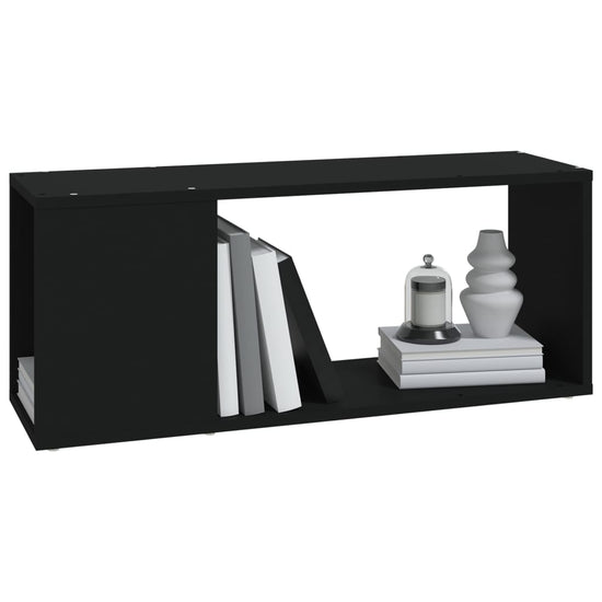 Tv-meubel 80x24x32 cm spaanplaat zwart MeubelReus