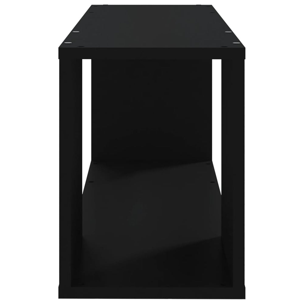 Tv-meubel 80x24x32 cm spaanplaat zwart MeubelReus