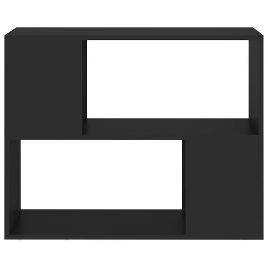 Tv-meubel 80x24x63 cm spaanplaat zwart MeubelReus