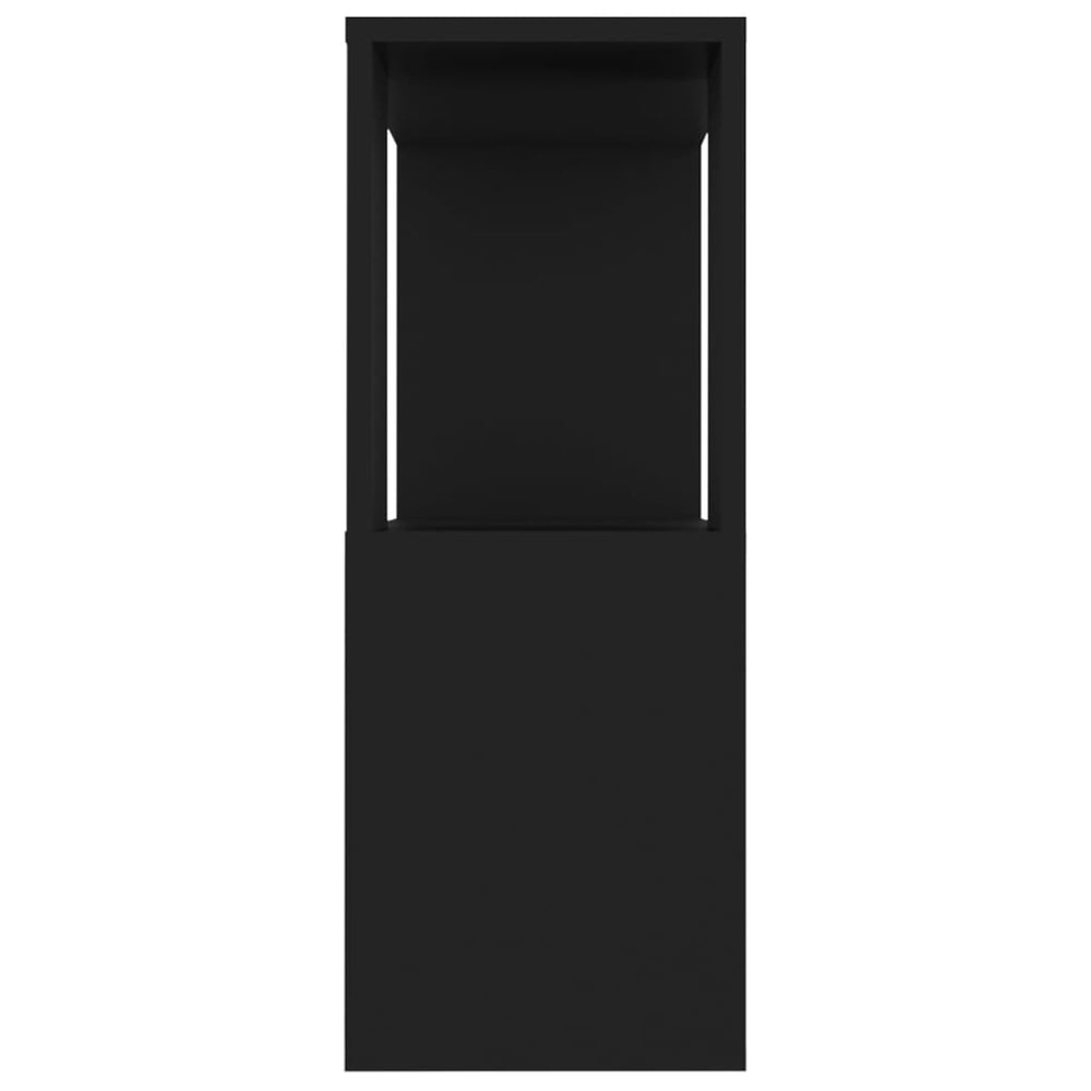 Tv-meubel 80x24x63 cm spaanplaat zwart MeubelReus
