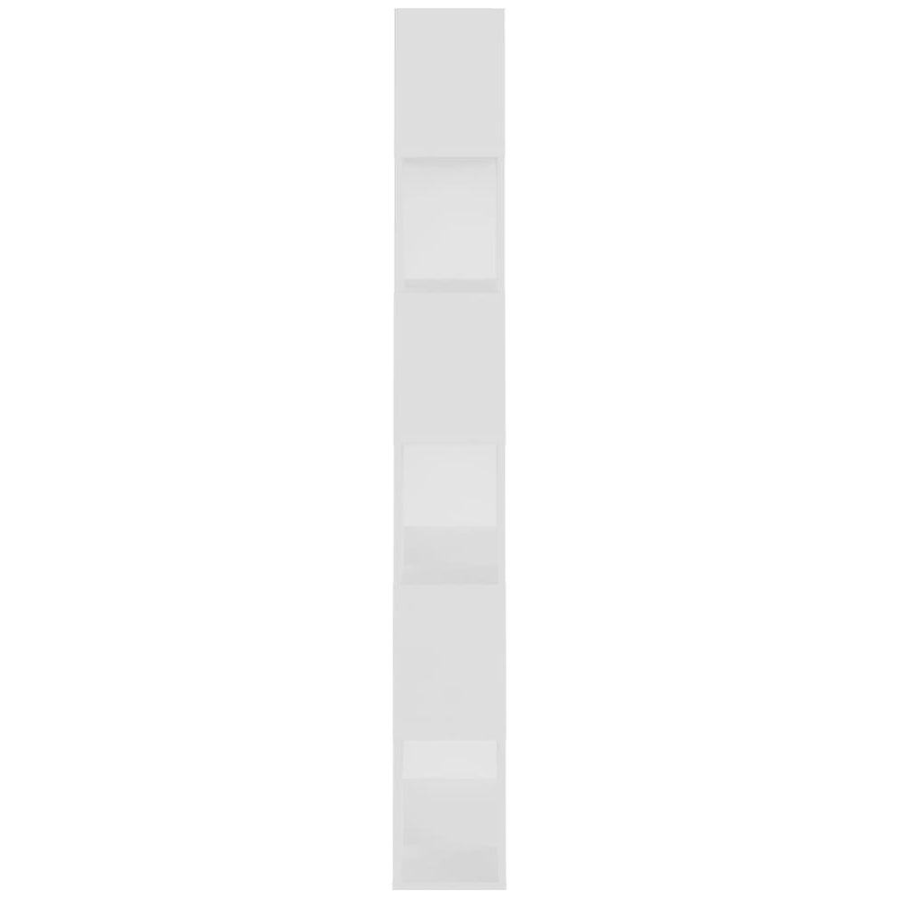Boekenkast/kamerscherm 80x24x186 cm spaanplaat wit MeubelReus