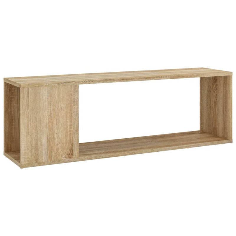 Tv-meubel 100x24x32 cm spaanplaat sonoma eikenkleurig MeubelReus