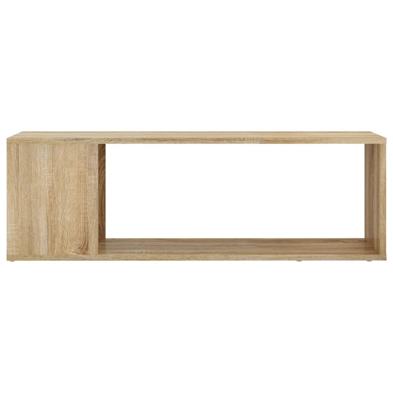 Tv-meubel 100x24x32 cm spaanplaat sonoma eikenkleurig MeubelReus