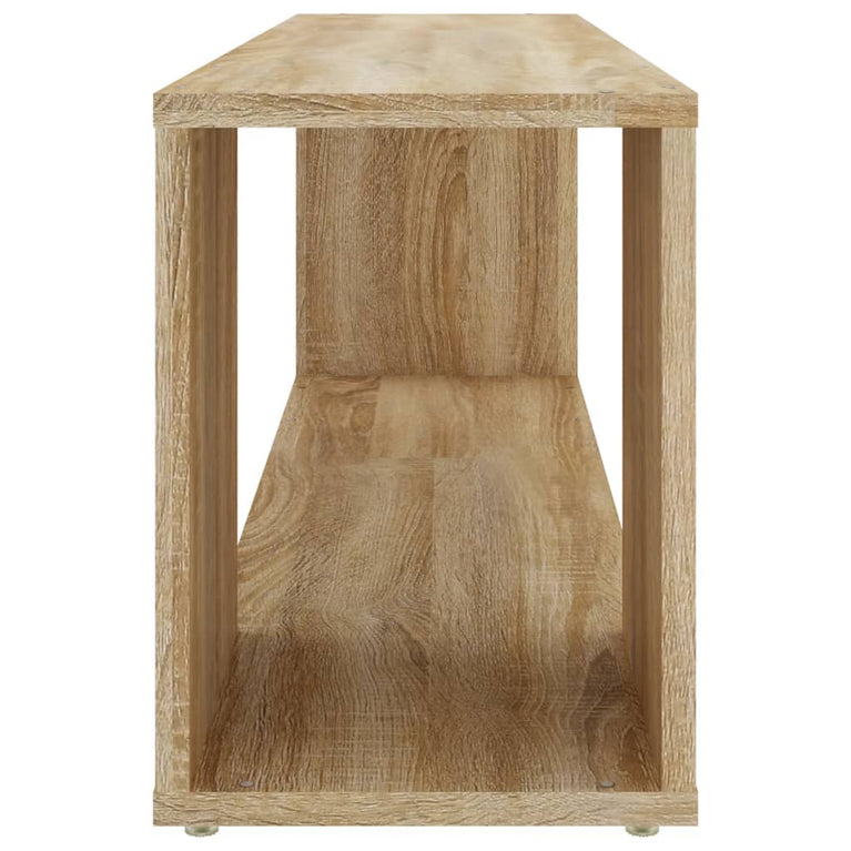 Tv-meubel 100x24x32 cm spaanplaat sonoma eikenkleurig MeubelReus