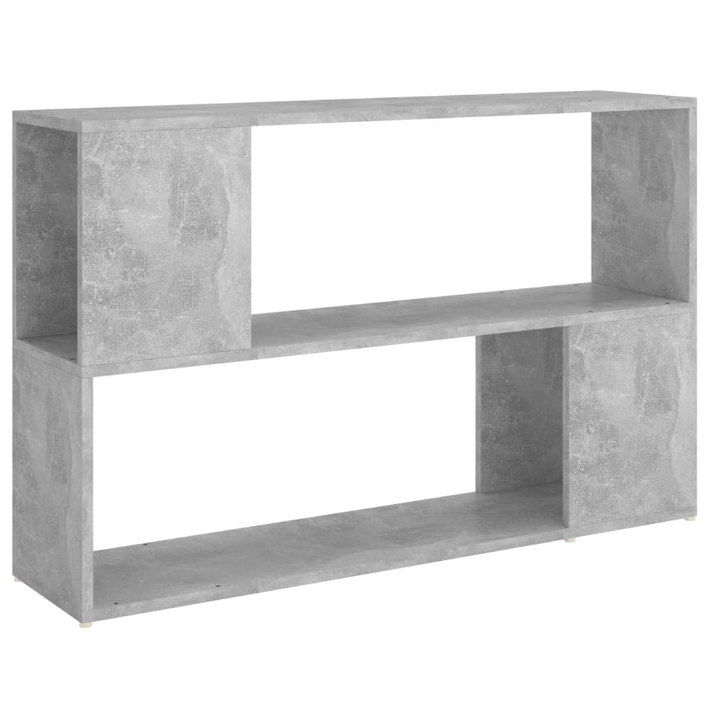 Boekenkast 100x24x63 cm spaanplaat betongrijs MeubelReus
