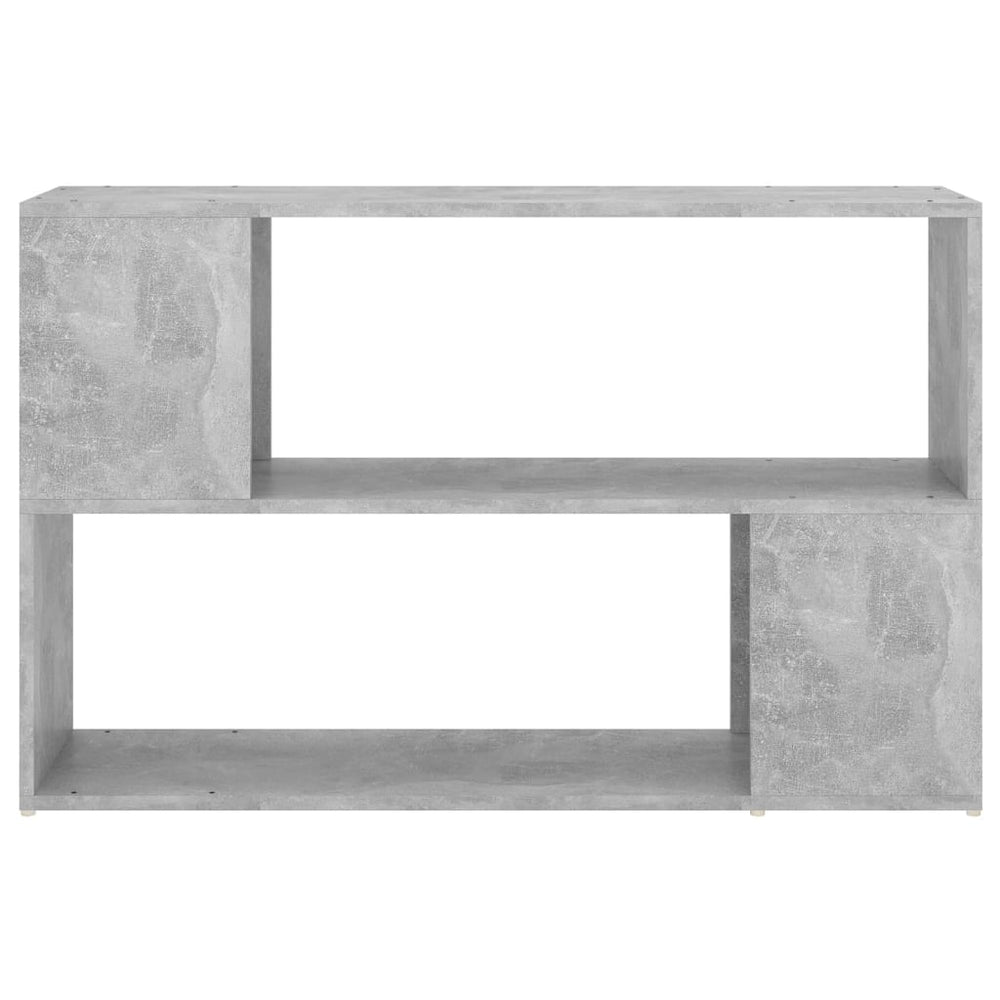 Boekenkast 100x24x63 cm spaanplaat betongrijs MeubelReus