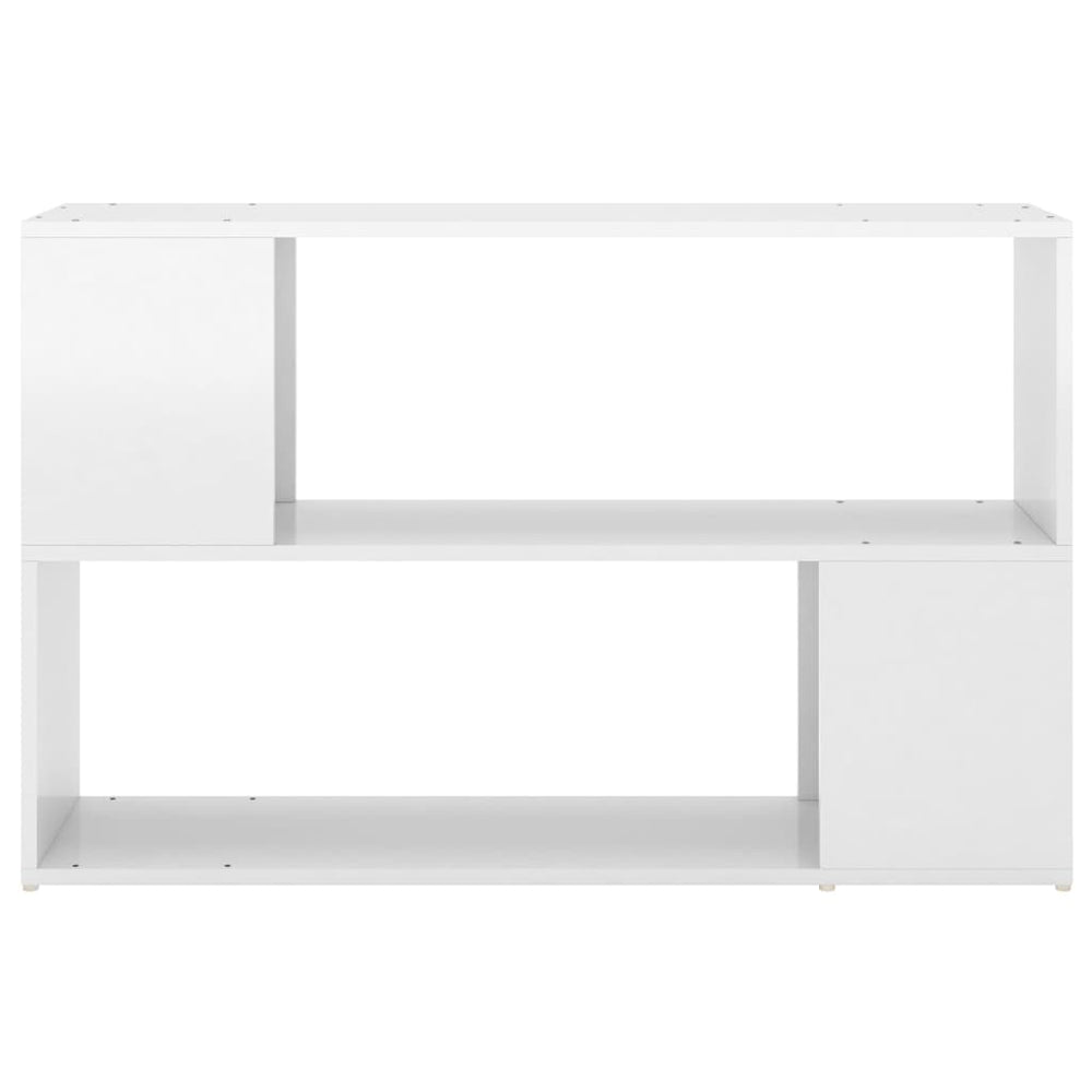 Boekenkast 100x24x63 cm spaanplaat hoogglans wit MeubelReus