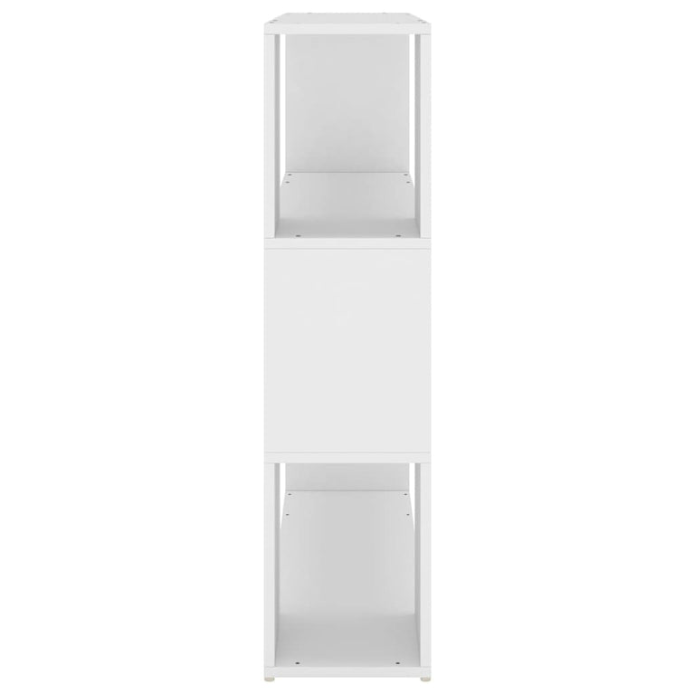 Boekenkast/kamerscherm 100x24x94 cm wit