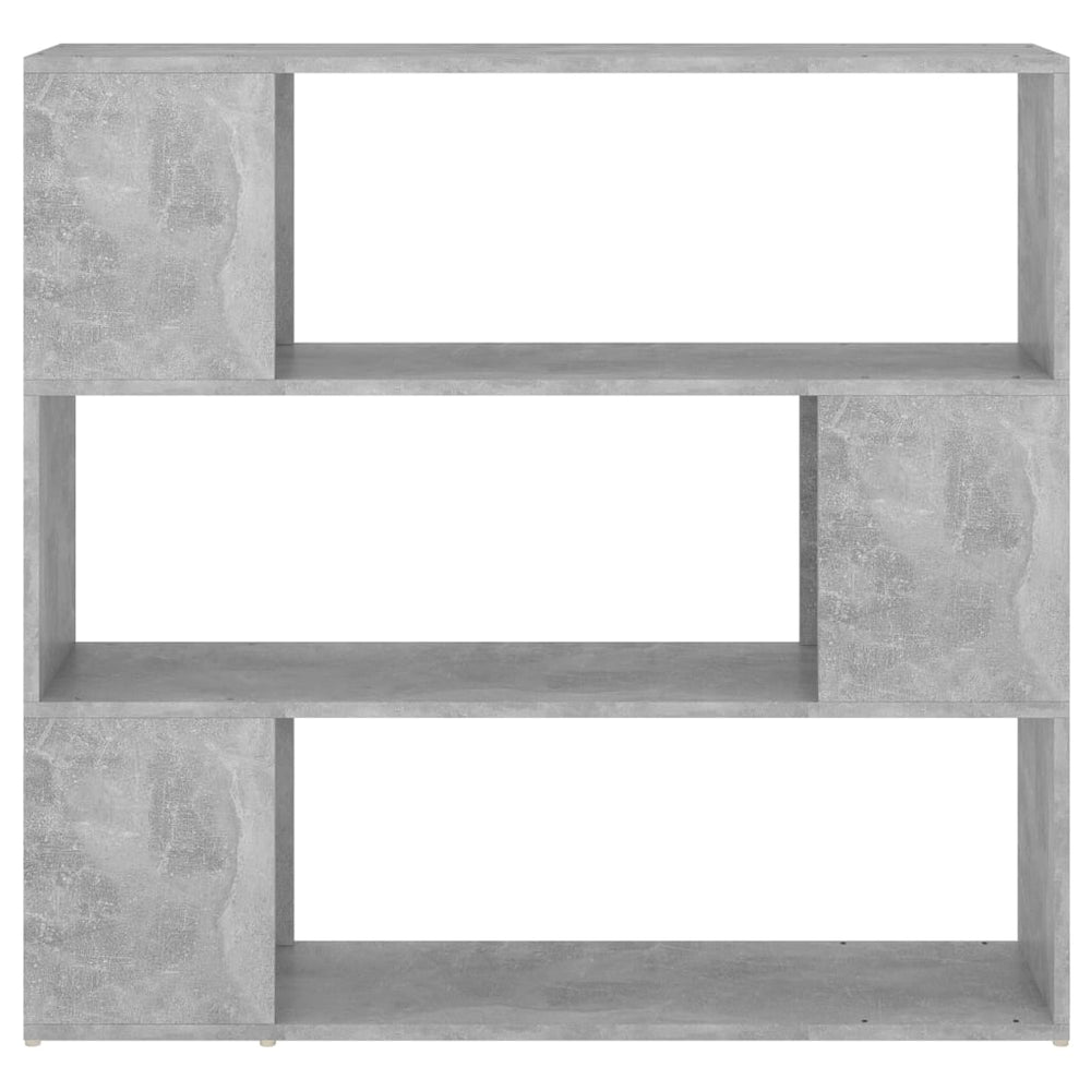 Boekenkast/kamerscherm 100x24x94 cm betongrijs MeubelReus