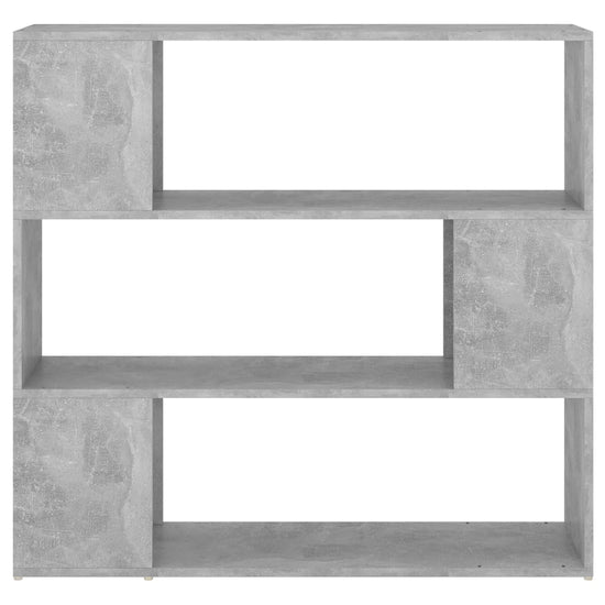 Boekenkast/kamerscherm 100x24x94 cm betongrijs MeubelReus