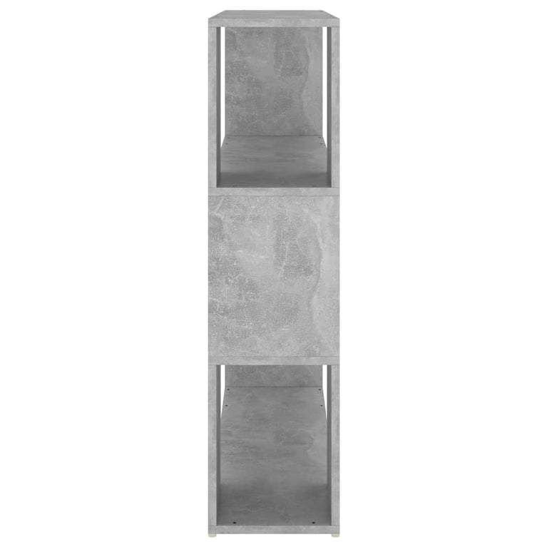 Boekenkast/kamerscherm 100x24x94 cm betongrijs MeubelReus