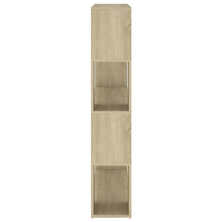 Boekenkast/kamerscherm 100x24x124 cm sonoma eikenkleurig
