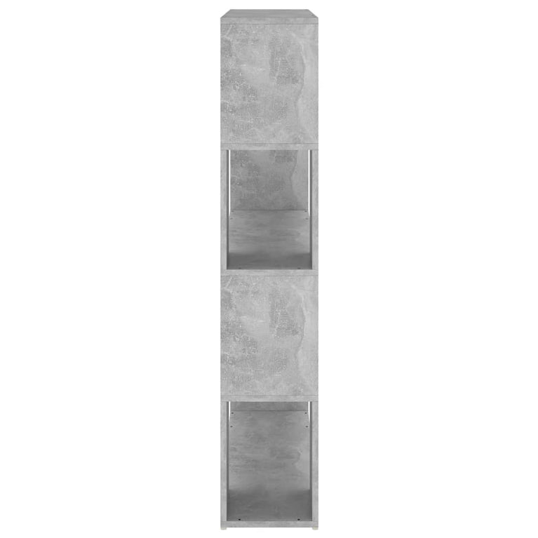 Boekenkast/kamerscherm 100x24x124 cm betongrijs
