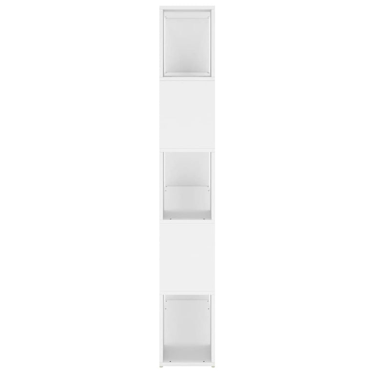 Boekenkast/kamerscherm 100x24x155 cm bewerkt hout wit