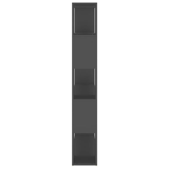Boekenkast/kamerscherm 100x24x155 cm spaanplaat grijs MeubelReus