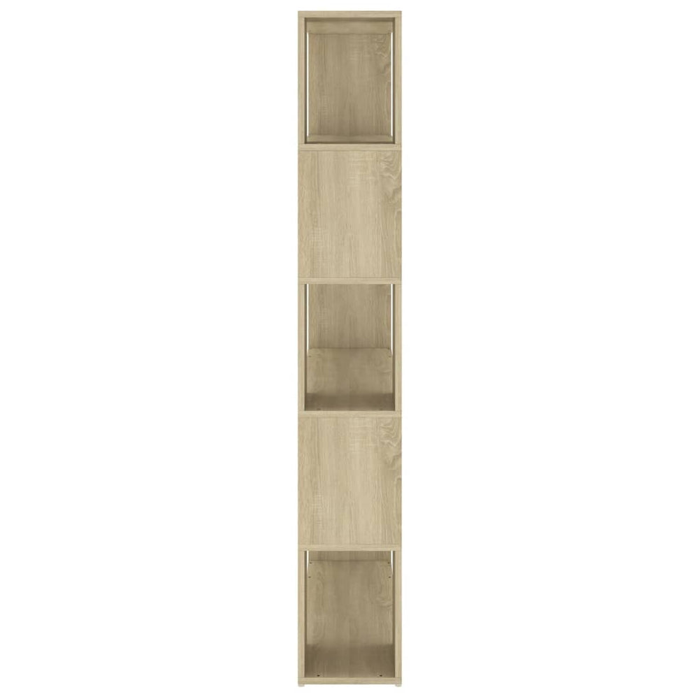 Boekenkast/kamerscherm 100x24x155 cm spaanplaat sonoma eiken MeubelReus