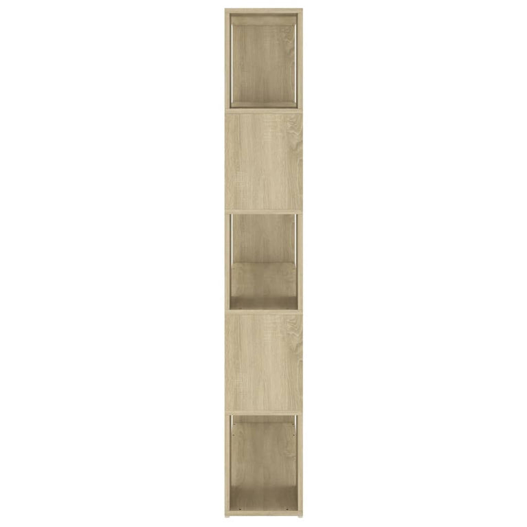 Boekenkast/kamerscherm 100x24x155 cm spaanplaat sonoma eiken MeubelReus