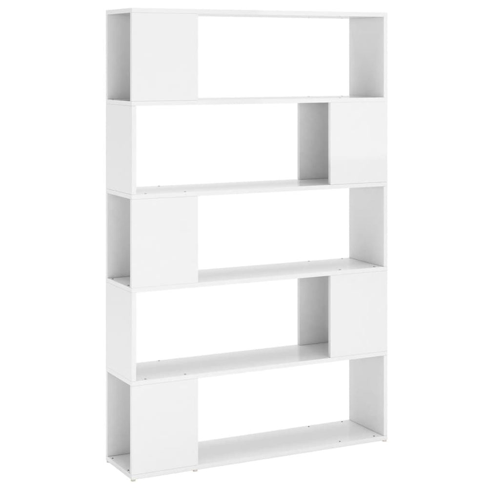 Boekenkast/kamerscherm bewerkt hout hoogglans wit MeubelReus
