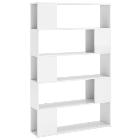 Boekenkast/kamerscherm bewerkt hout hoogglans wit MeubelReus