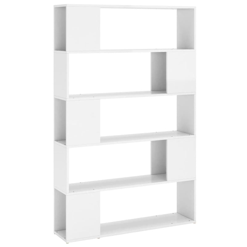 Boekenkast/kamerscherm bewerkt hout hoogglans wit MeubelReus